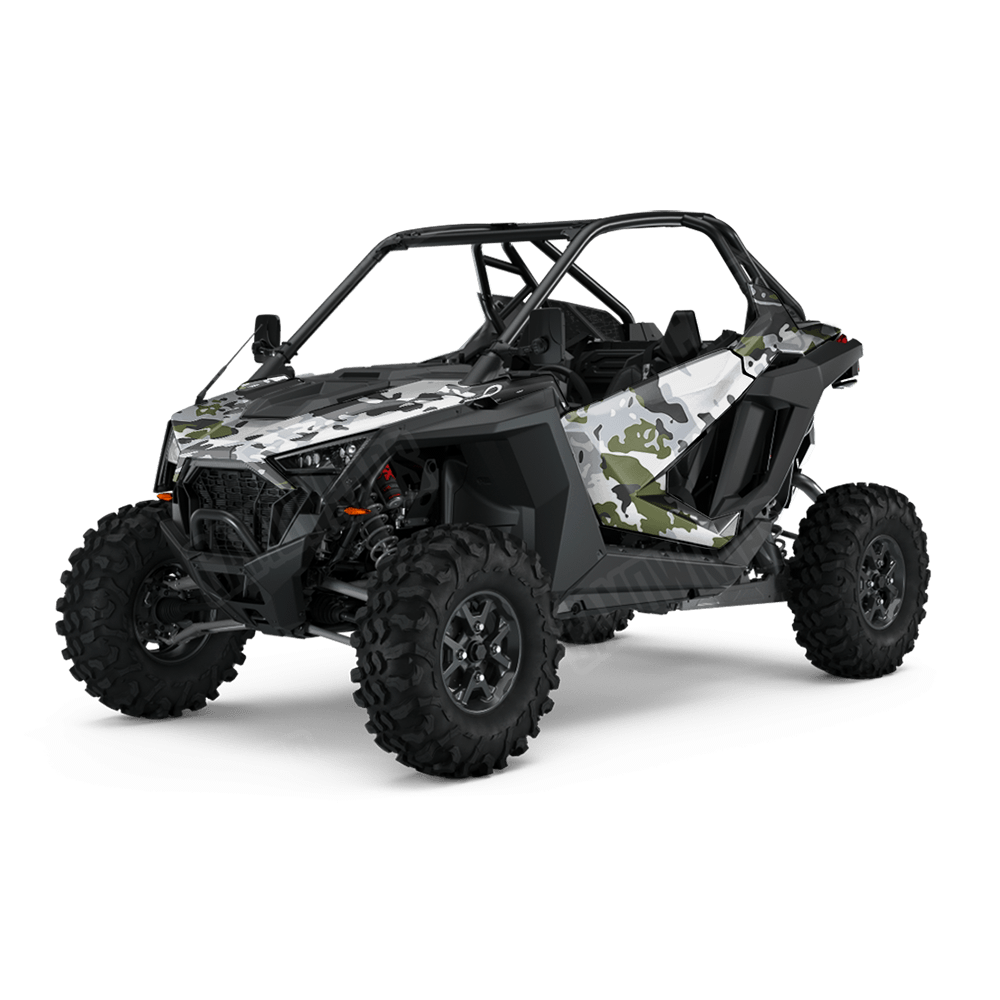 RELV X3 Timber Wolf Camo Side by Side UTV Vinyl Wrap