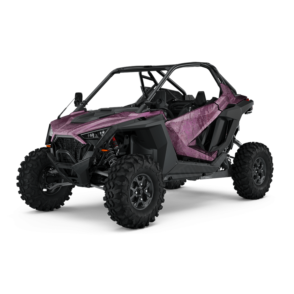 Realtree Aspect Cranberry Side by Side UTV Camo Vinyl Wrap