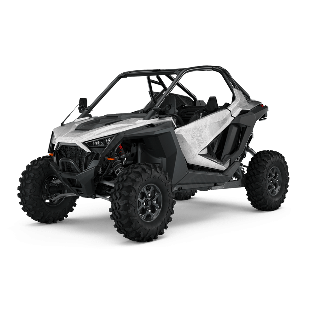 Realtree Aspect White Out Side by Side UTV Camo Vinyl Wrap