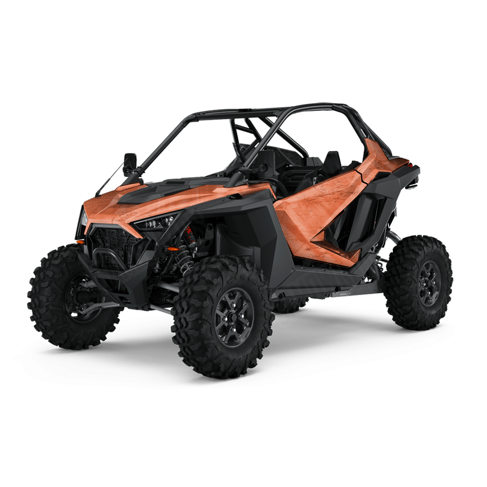 Realtree Fishing Orange Side by Side UTV Camo Vinyl Wrap