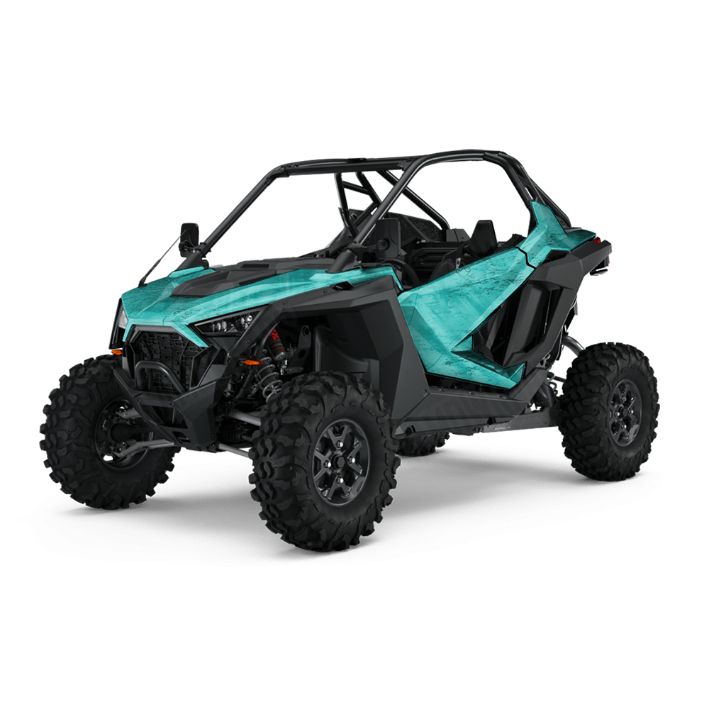 Realtree Fishing Tiffany Blue Side by Side UTV Camo Vinyl Wrap