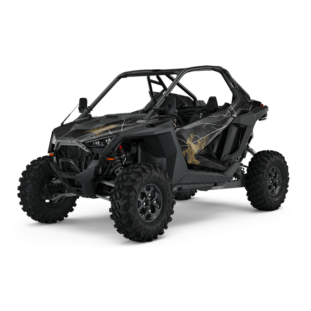 Realtree XTRA Colors Black Side by Side UTV Camo Vinyl Wrap