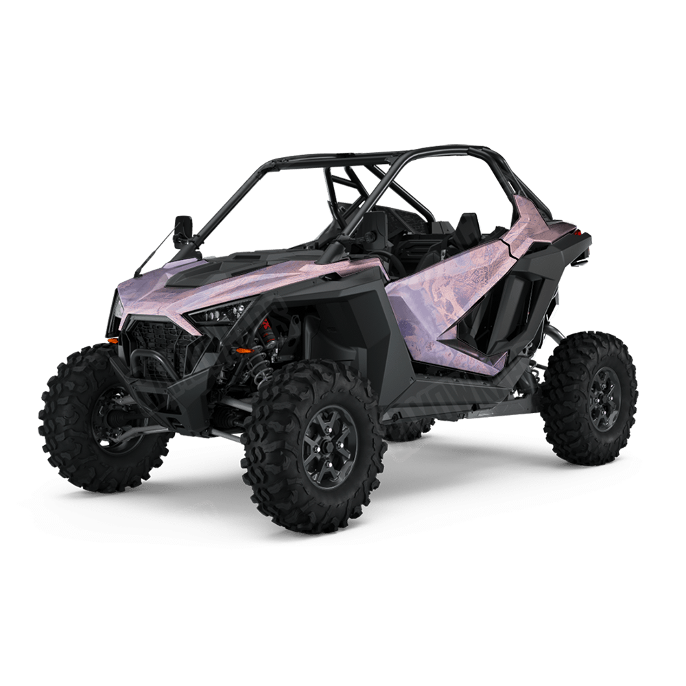 Realtree WAV3 Purple Rose Camo Side by Side UTV Vinyl Wrap
