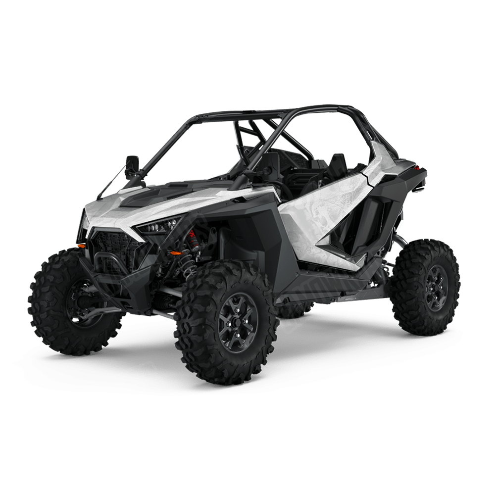 Realtree WAV3 White Camo Side by Side UTV Vinyl Wrap