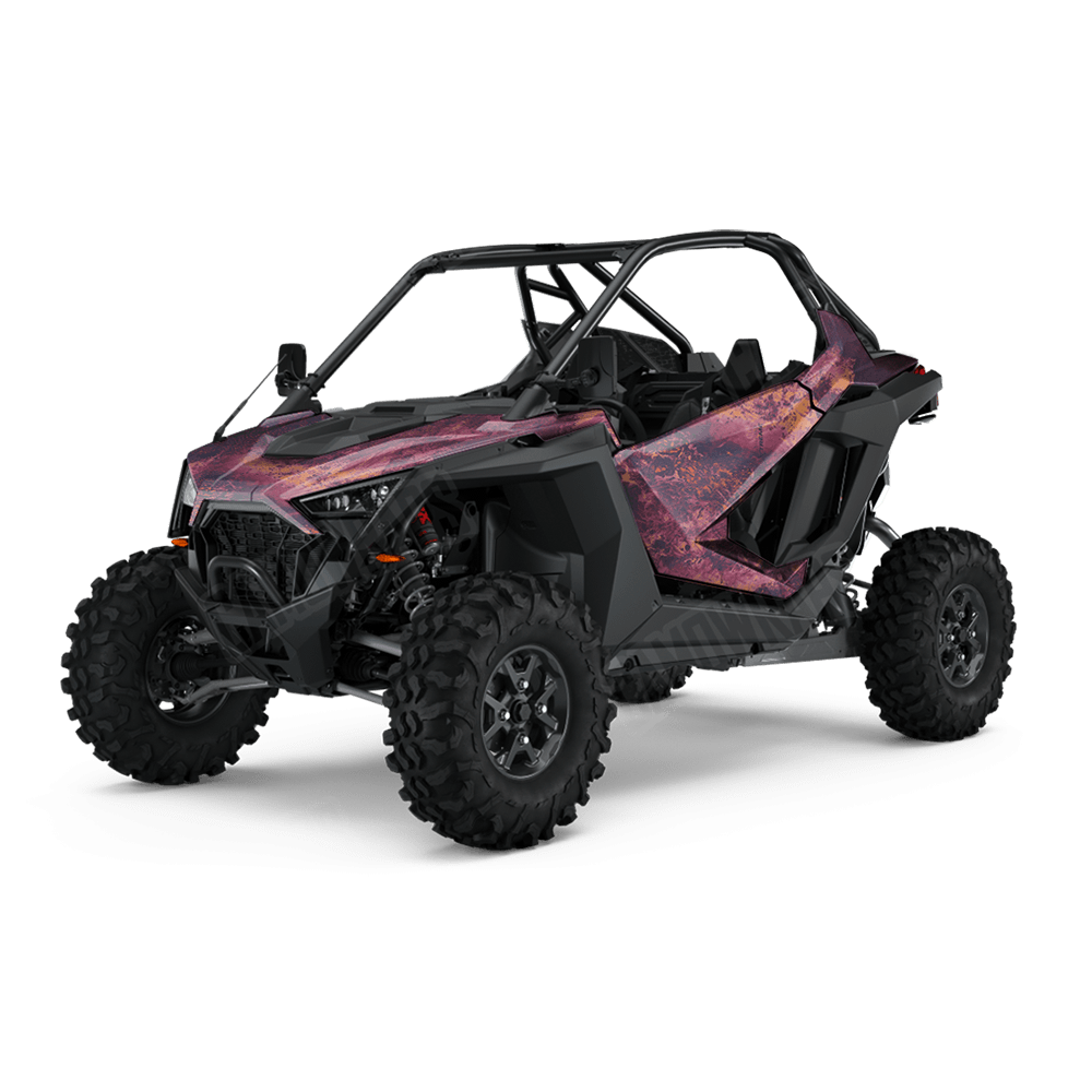 Realtree XTREME Gothic Grape Camo Side by Side UTV Vinyl Wrap