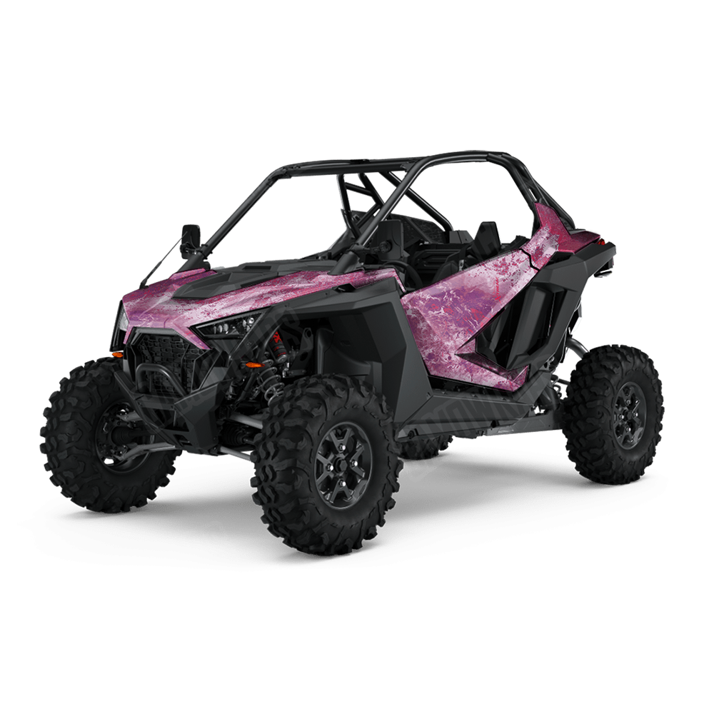 Realtree XTREME Hot Pop Camo Side by Side UTV Vinyl Wrap