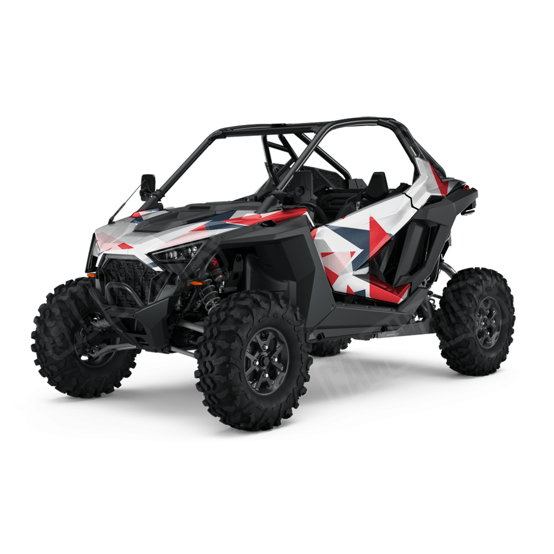 Shattered America Side by Side UTV Camo Vinyl Wrap