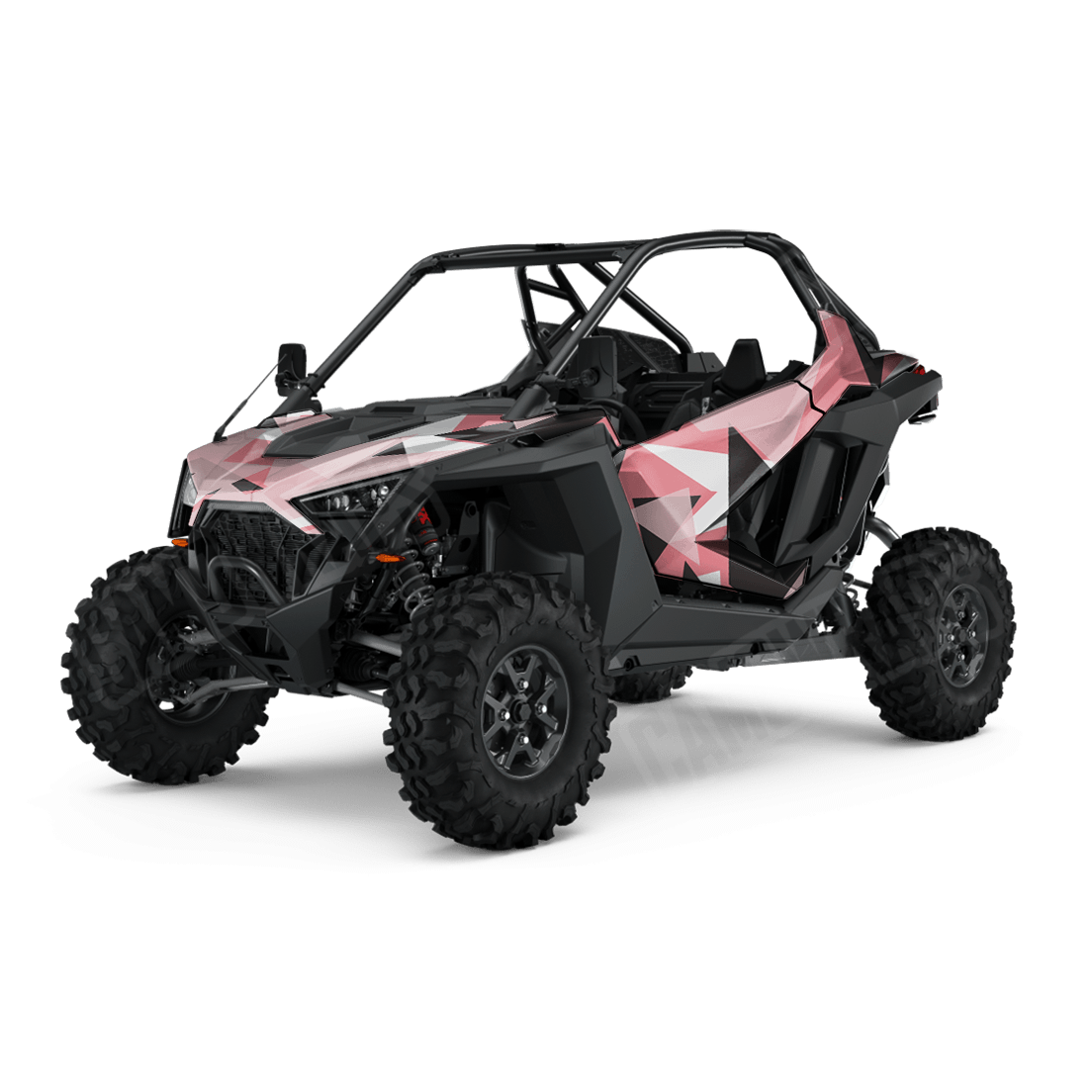 Shattered Pink Side by Side UTV Camo Vinyl Wrap