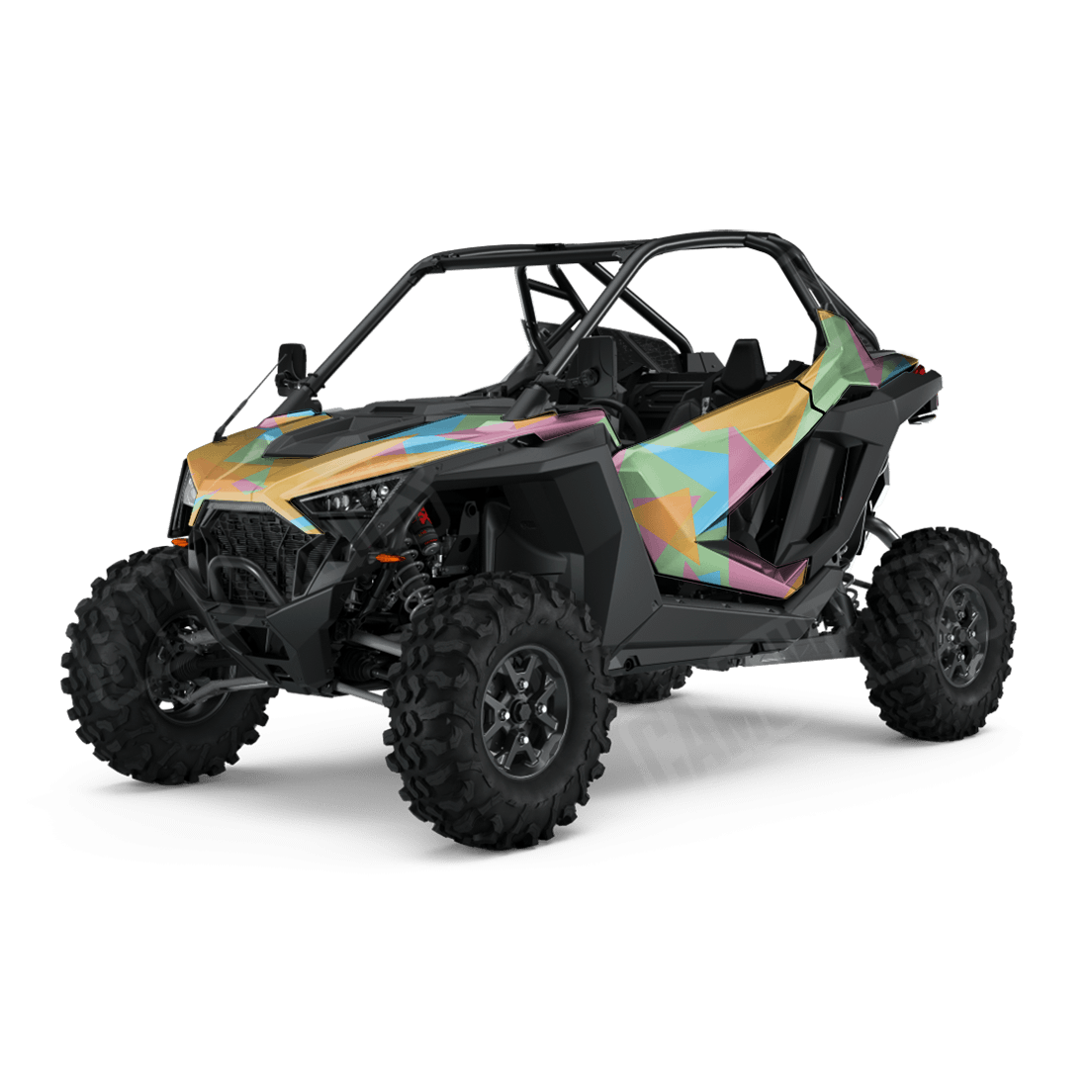 Shattered Sherbert Side by Side UTV Camo Vinyl Wrap