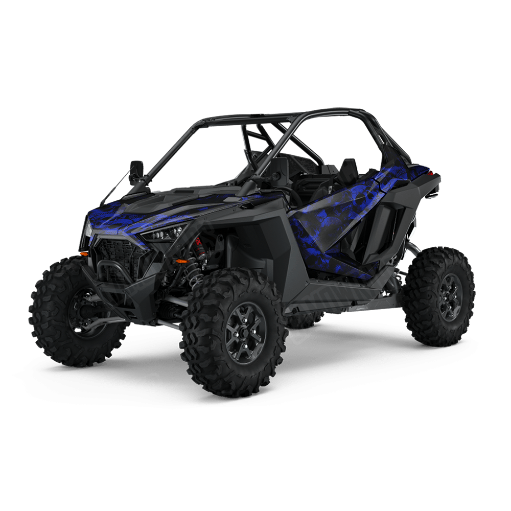 Skull Blue UTV Wraps