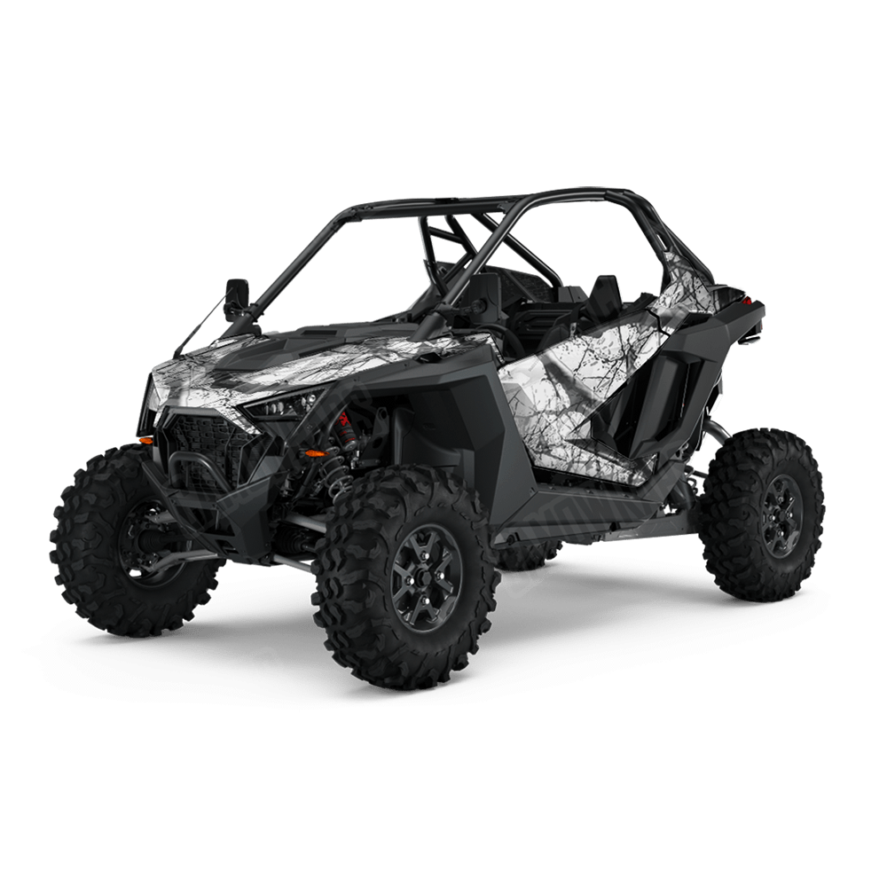Substrate Snow Stalker Camo Side by Side UTV Vinyl Wrap