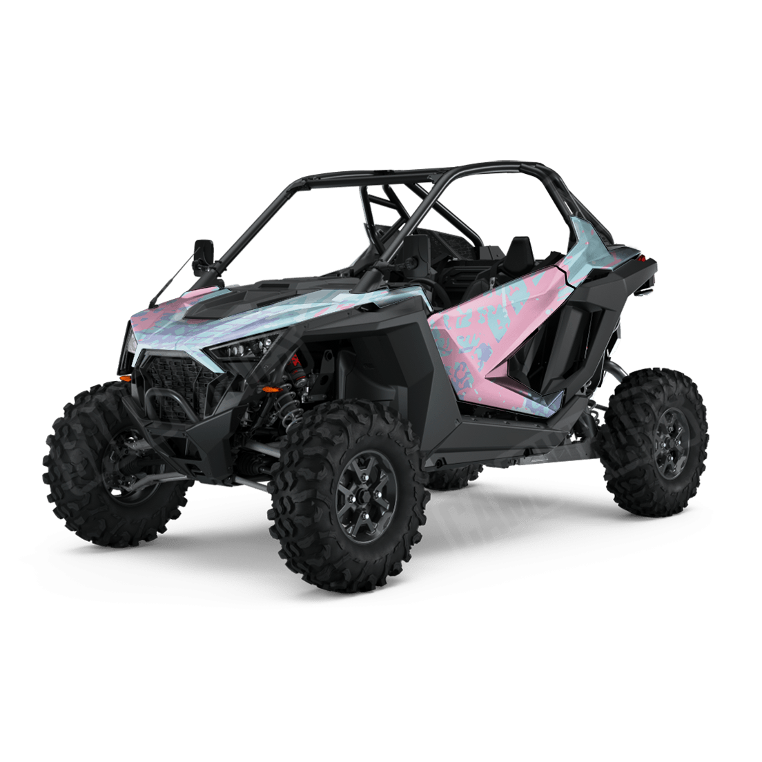 Tire Splatter Cotton Candy Side by Side UTV Camo Vinyl Wrap