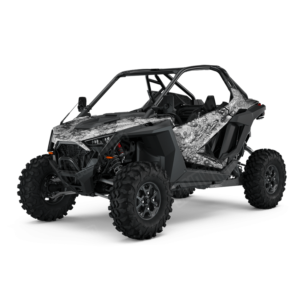 Toadaflage White Camo Side by Side UTV Vinyl Wrap