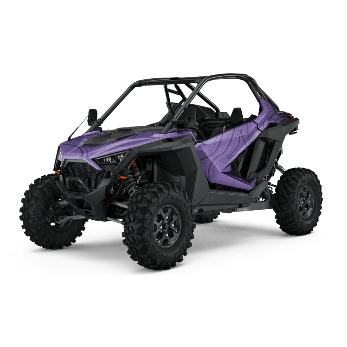 Topographic Purple Camo Side by Side UTV Vinyl Wrap