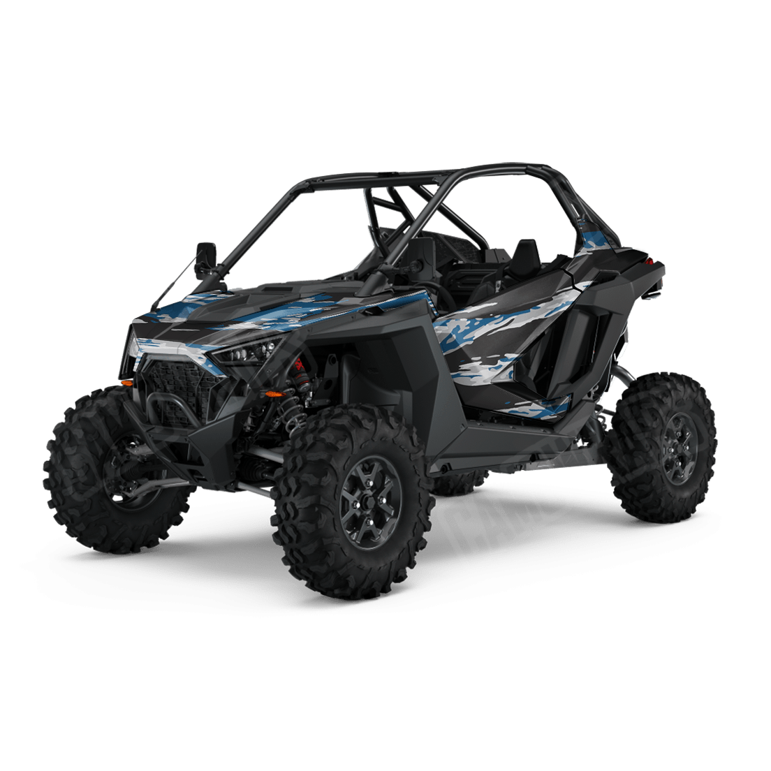 Vietnam Tiger Stripe Blue Tiger Side by Side UTV Camo Vinyl Wrap