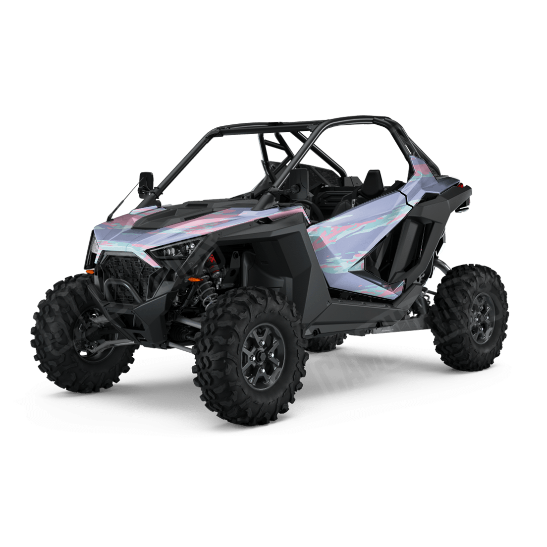 Vietnam Tiger Stripe Cotton Candy Side by Side UTV Camo Vinyl Wrap