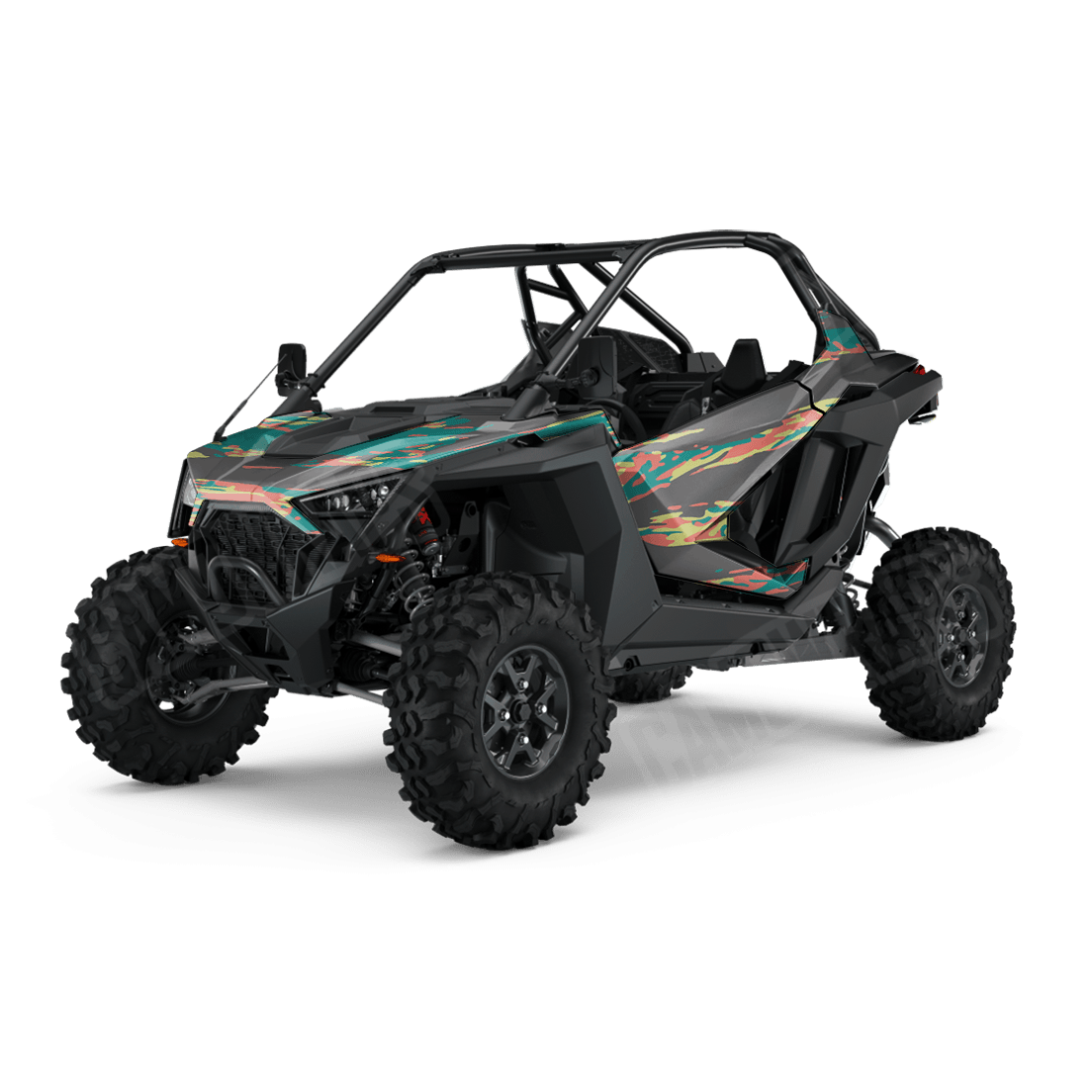 Vietnam Tiger Stripe Fiesta Side by Side UTV Camo Vinyl Wrap