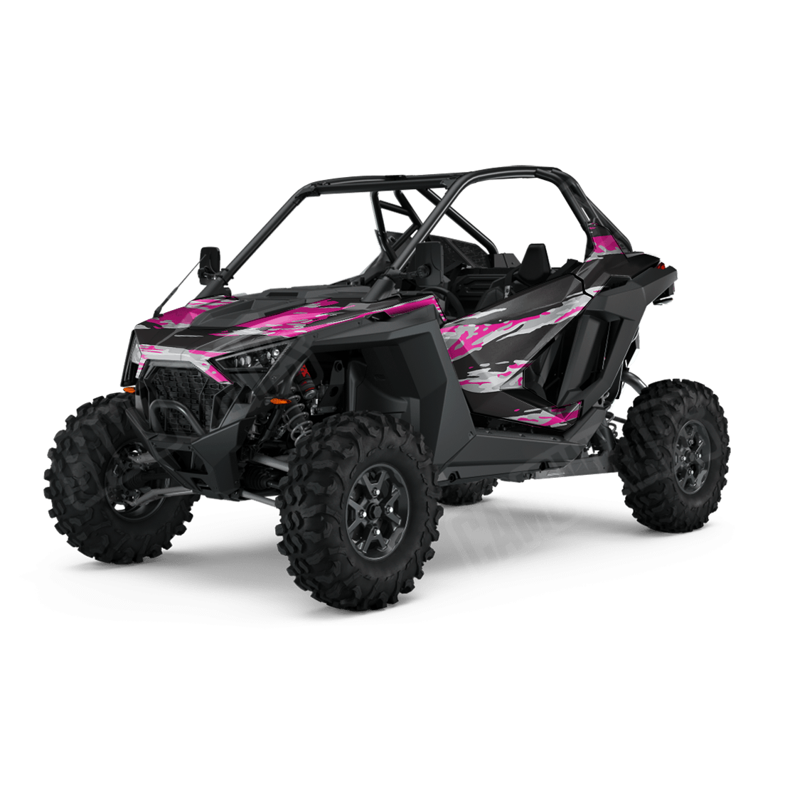 Vietnam Tiger Stripe Magenta Tiger Side by Side UTV Camo Vinyl Wrap