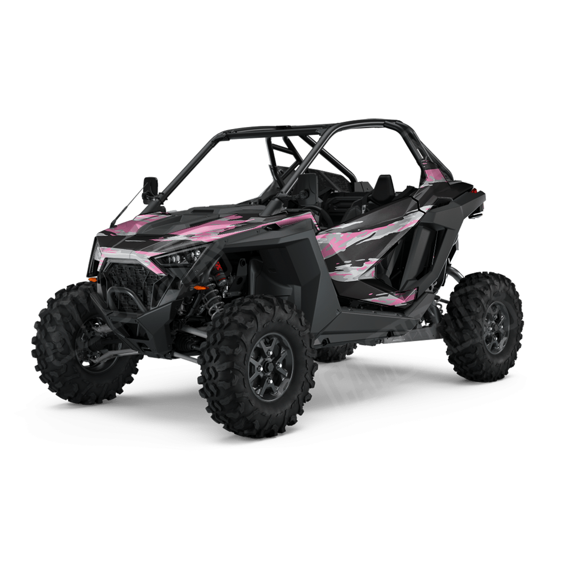 Vietnam Tiger Stripe Pink Tiger Side by Side UTV Camo Vinyl Wrap