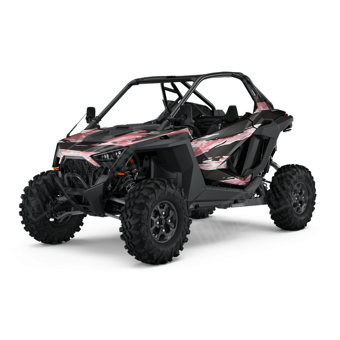 Vietnam Tiger Stripe Pink Side by Side UTV Camo Vinyl Wrap