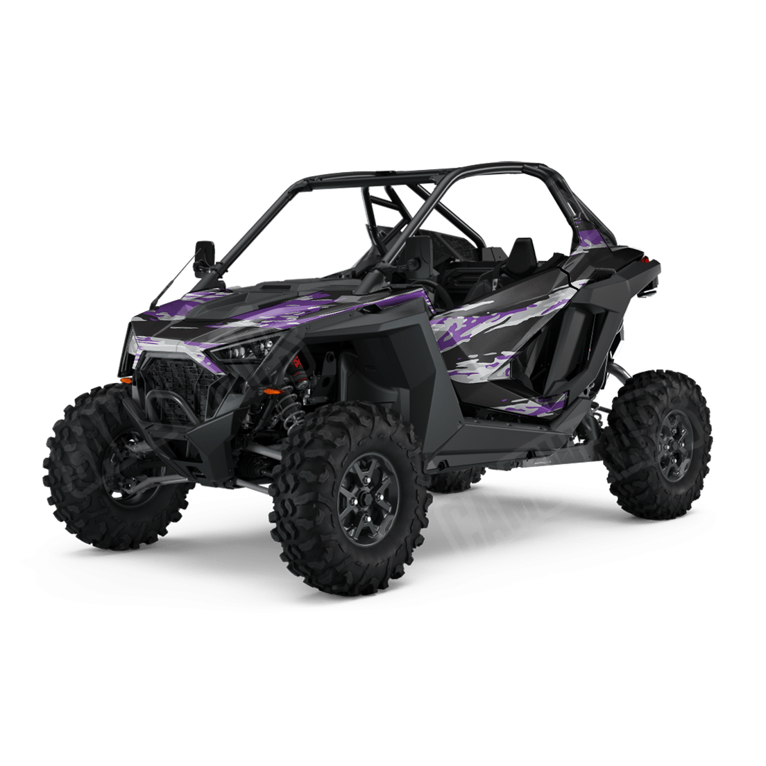 Vietnam Tiger Stripe Purple Tiger Side by Side UTV Camo Vinyl Wrap
