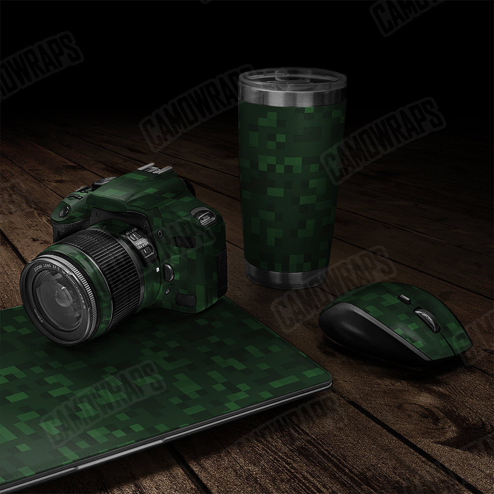 Pixel Elite Green Gear Skin Vinyl Wrap