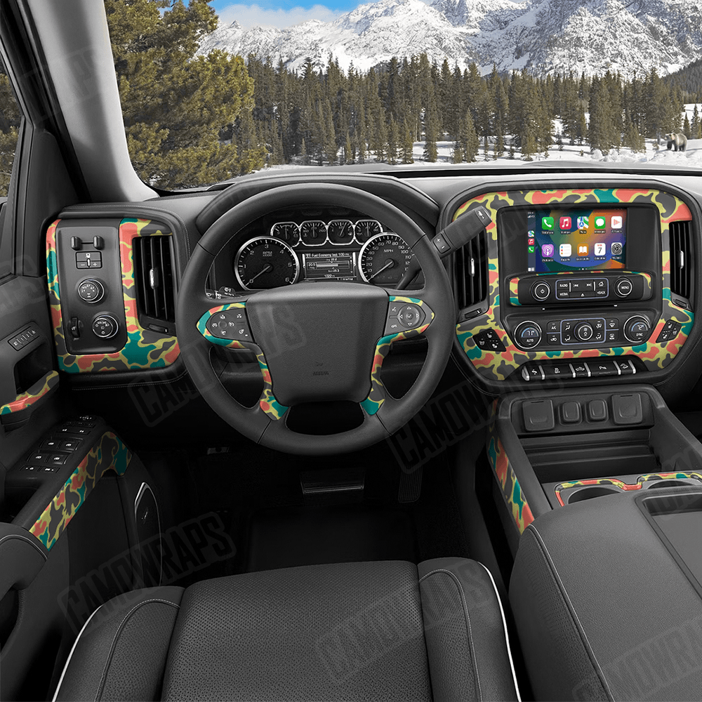 Old School Duck Fiesta Car Interior Skins