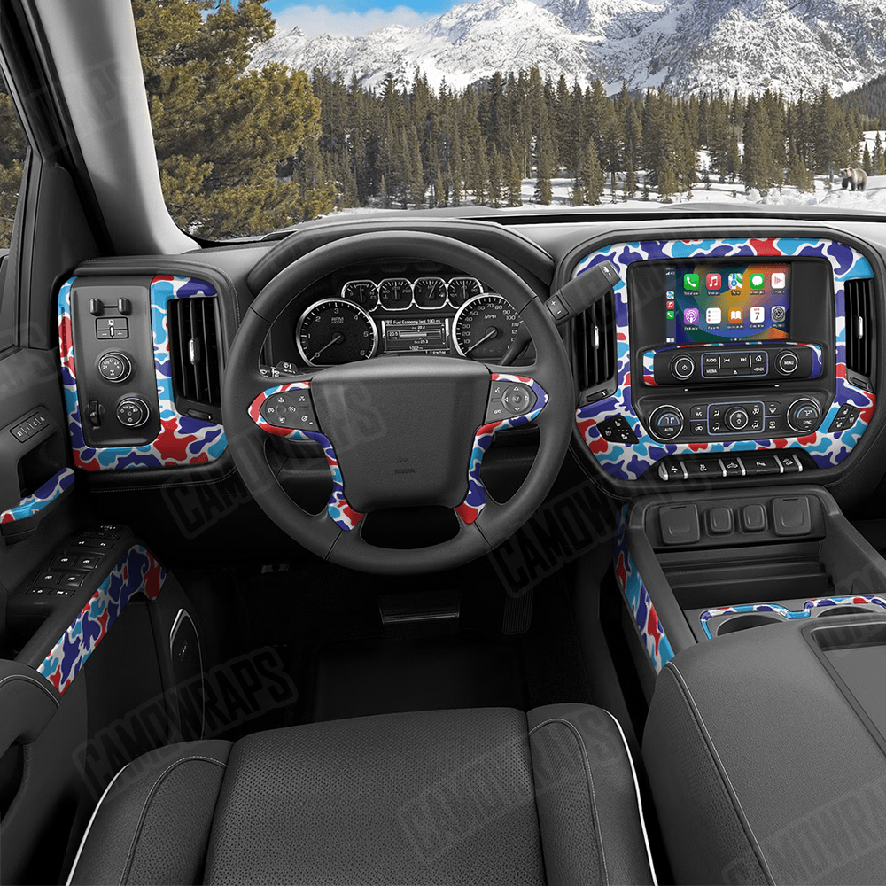 Old School Duck M Series Car Interior Skins