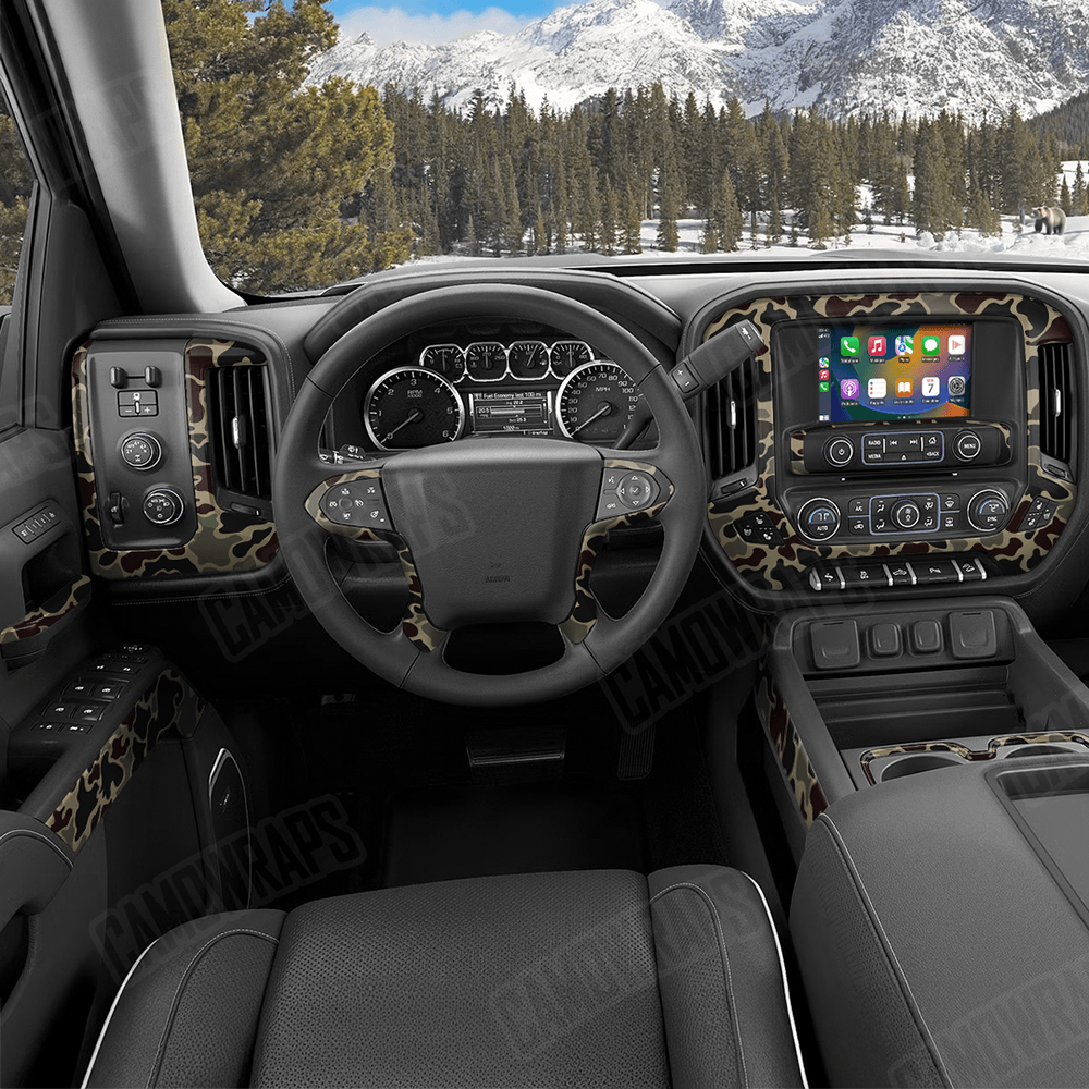 Old School Duck Militant Blood Car Interior Skins