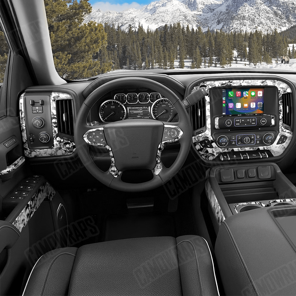 Skull X Ray Car Interior Skins