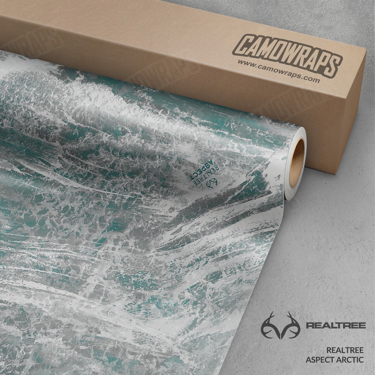 Realtree Aspect Arctic Camo Vinyl Wrap