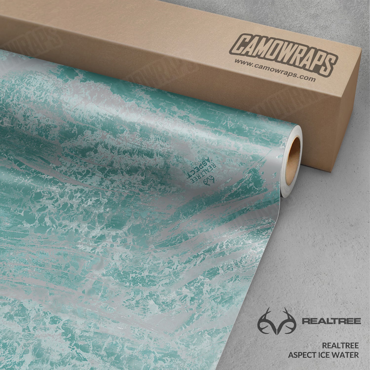 Realtree Aspect Ice Water Camo Vinyl Wrap
