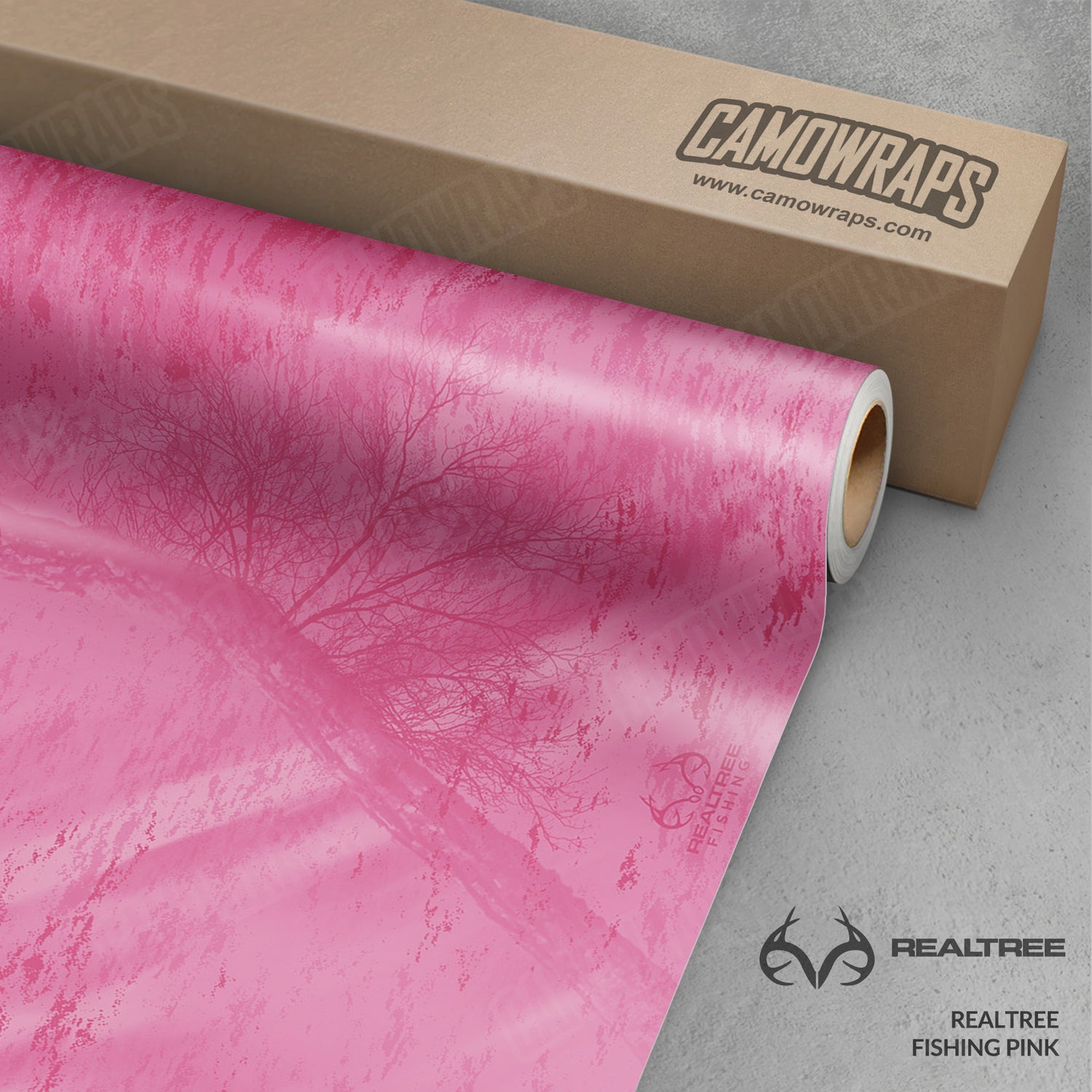 Realtree Fishing Pink Camo Vinyl Wrap