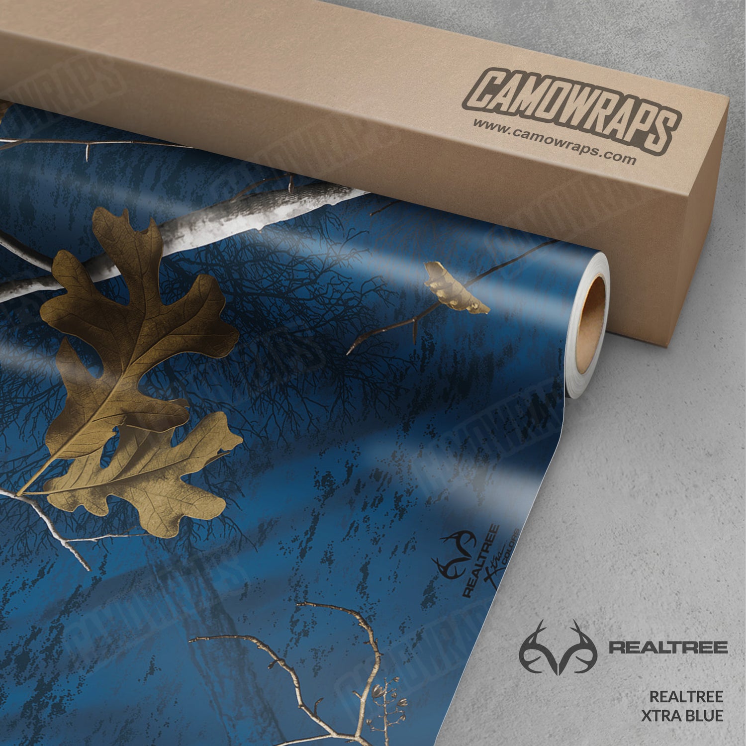 Realtree XTRA Colors Blue Camo Vinyl Wrap