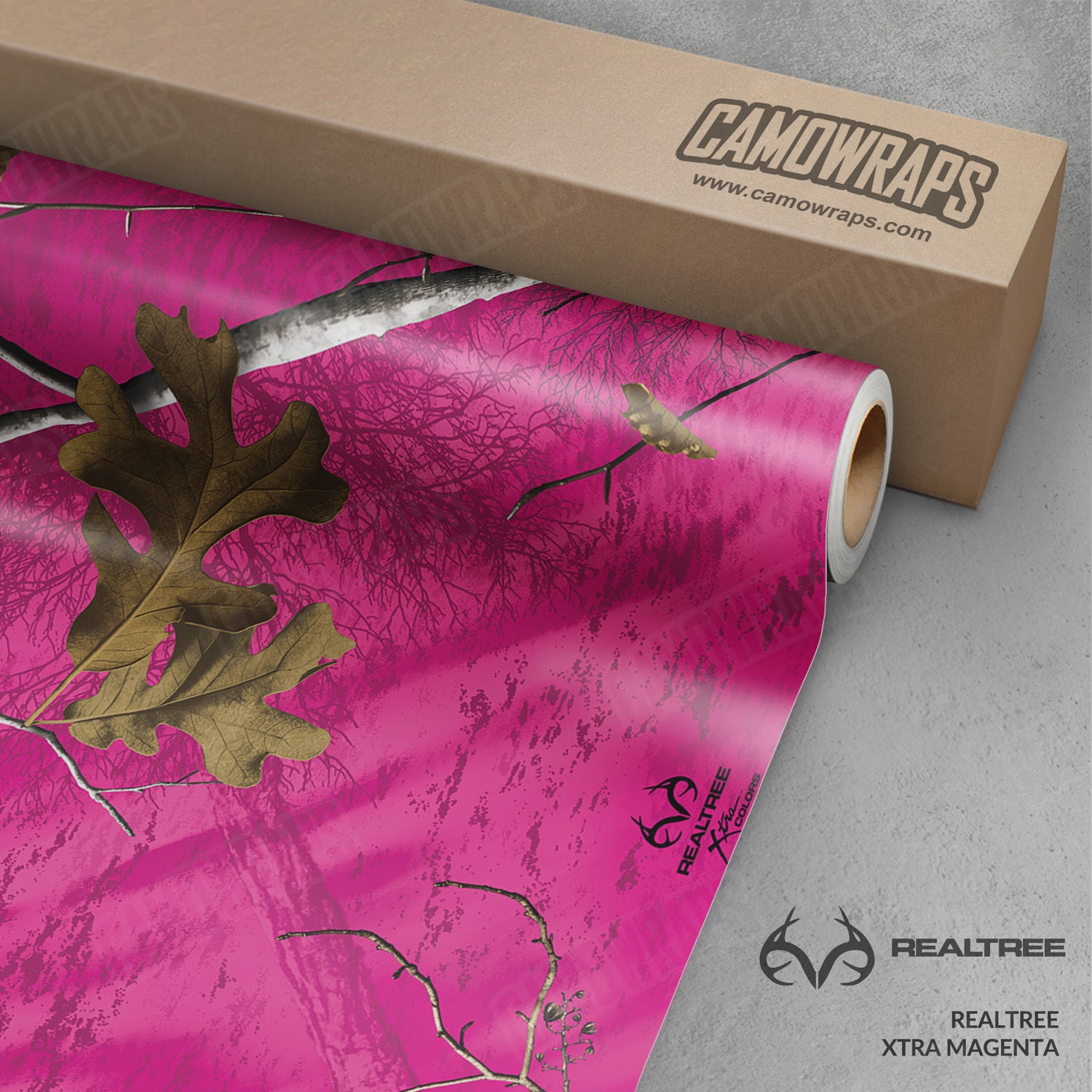 Realtree XTRA Colors Magenta Camo Vinyl Wrap