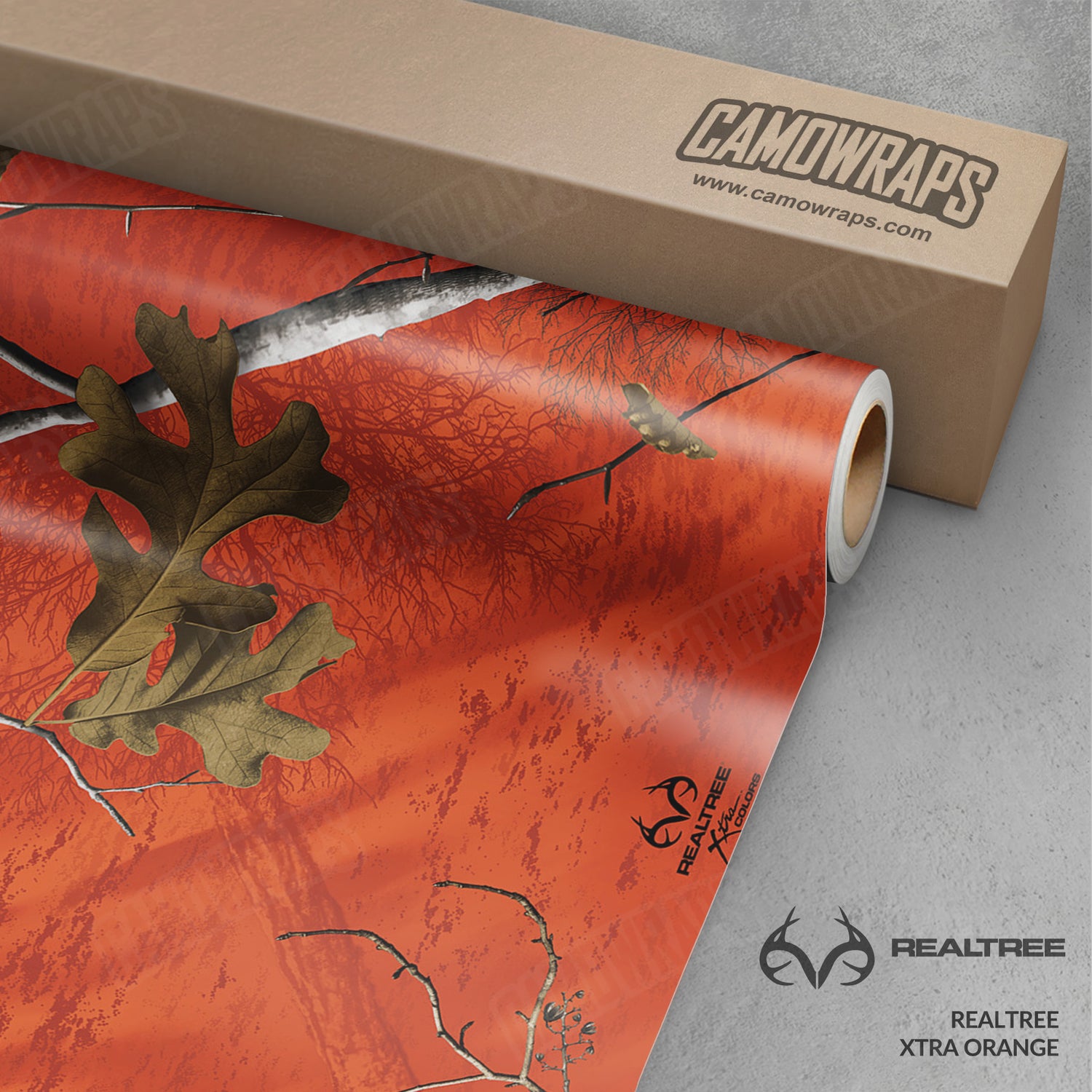 Realtree XTRA Colors Orange Camo Vinyl Wrap