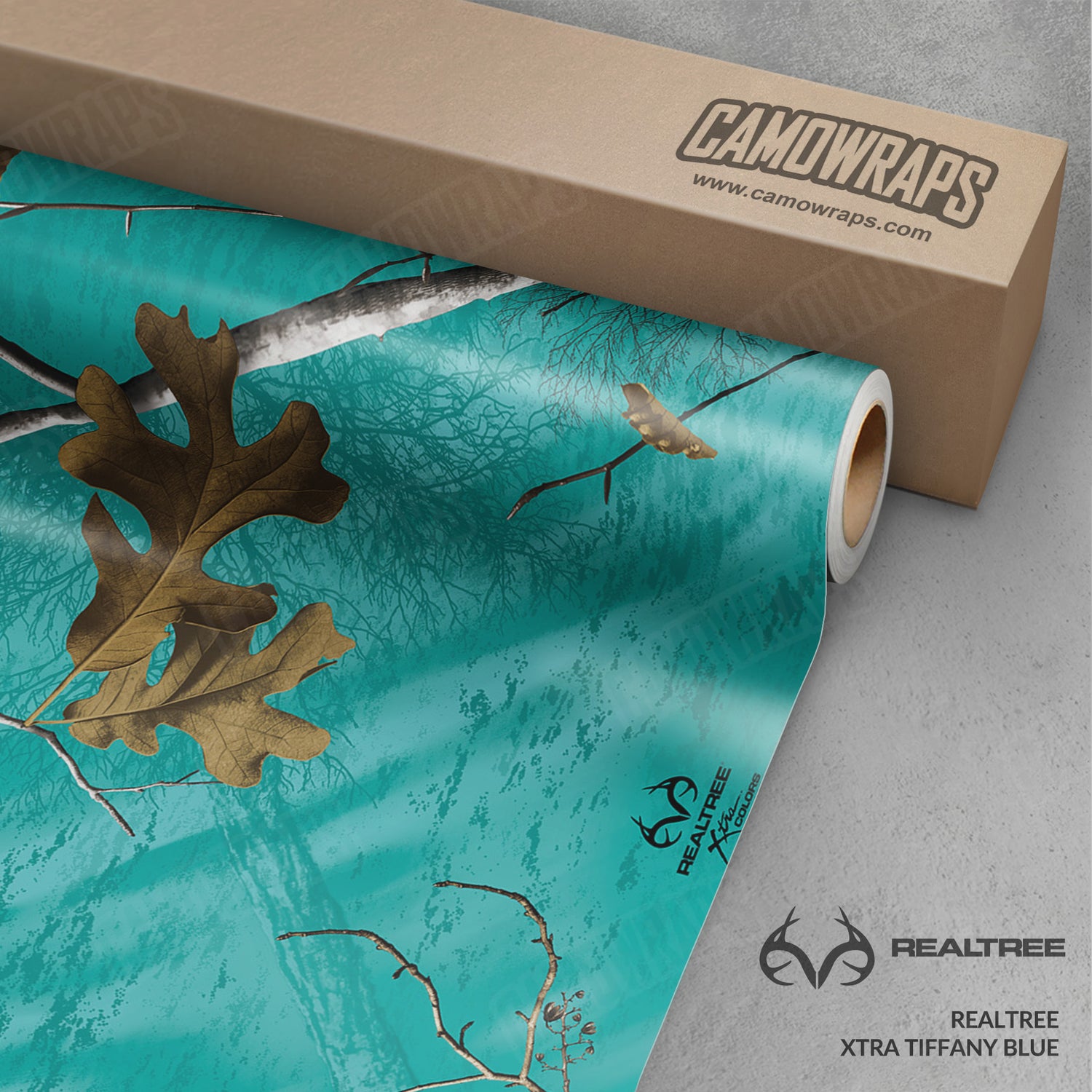 Realtree XTRA Colors Tiffany Blue Camo Vinyl Wrap