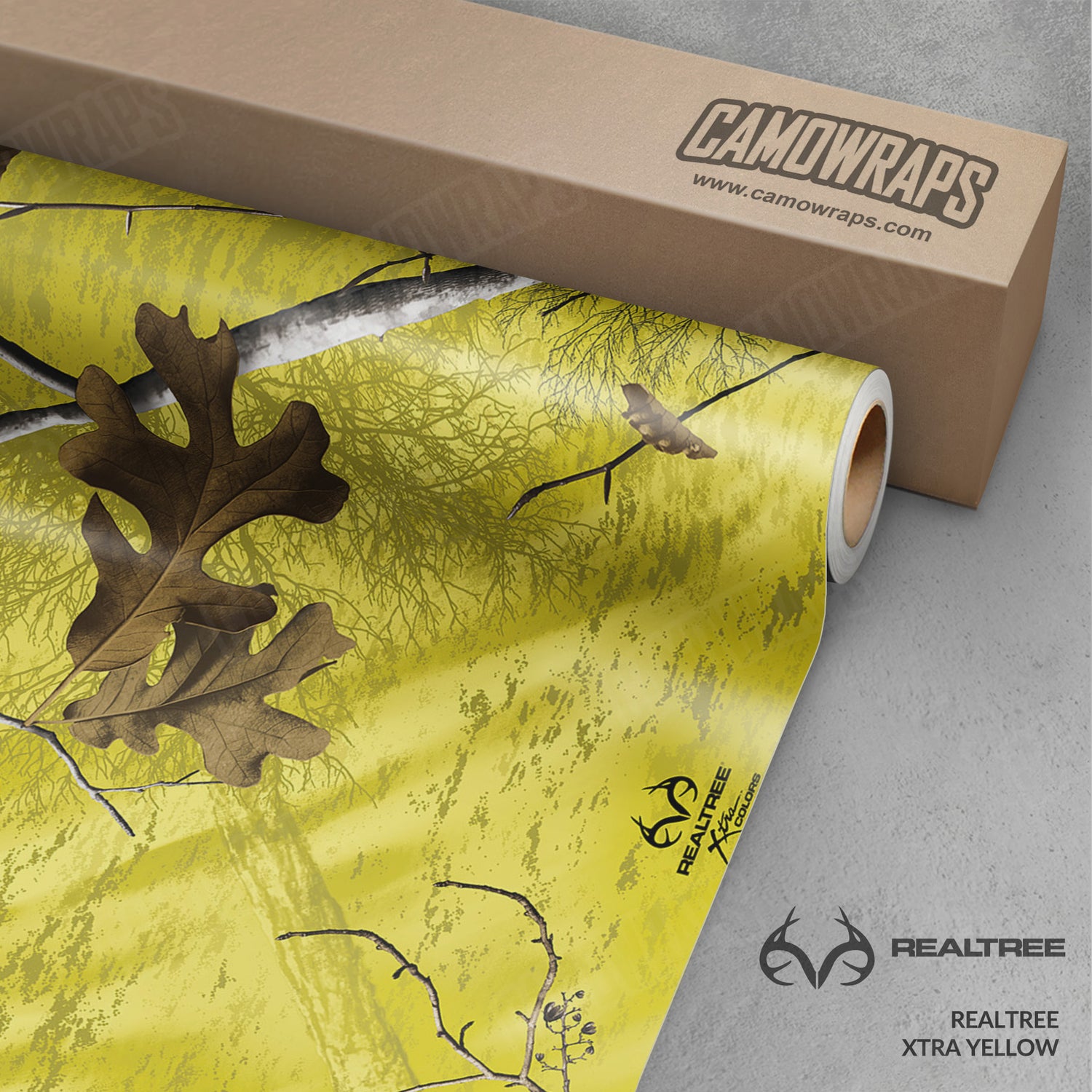 Realtree XTRA Colors Yellow Camo Vinyl Wrap