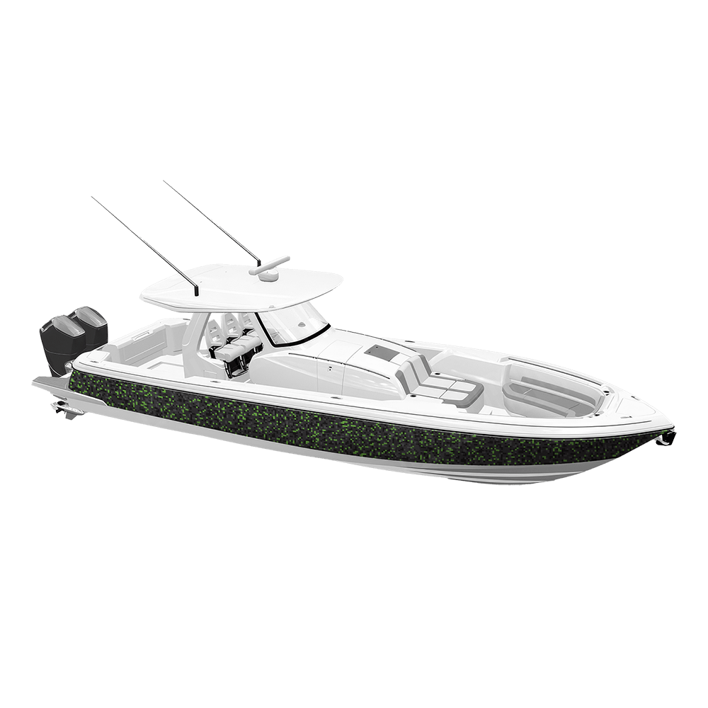 Pixel Metro Green Yacht Wraps