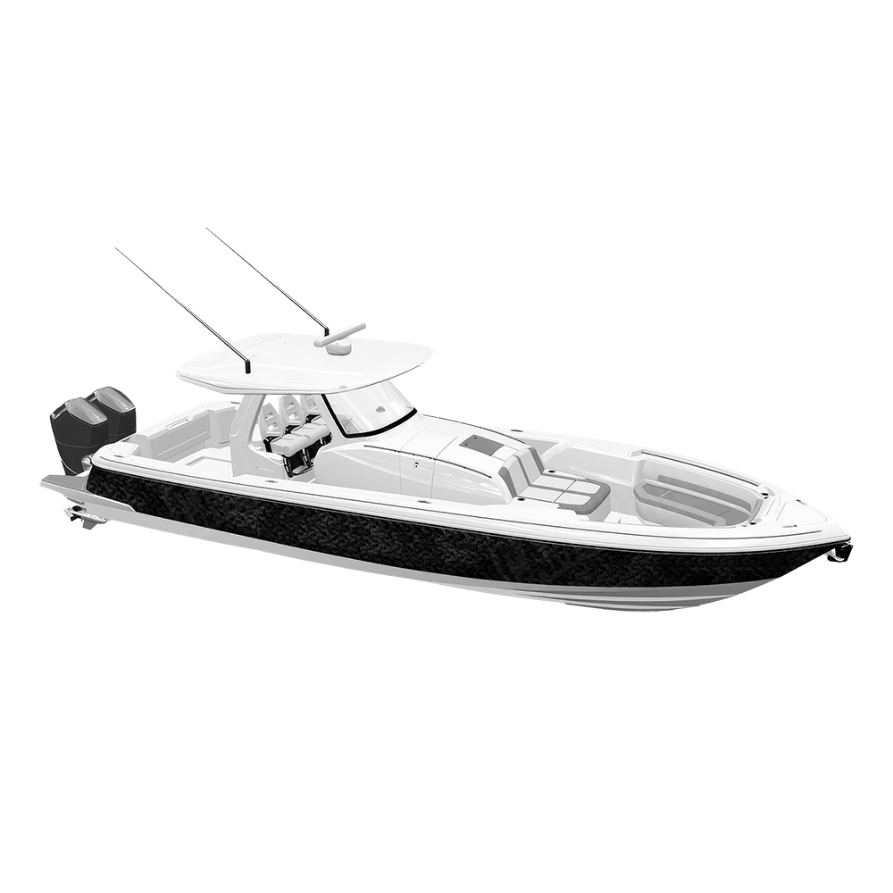 Skull Grayscale Yacht Wraps
