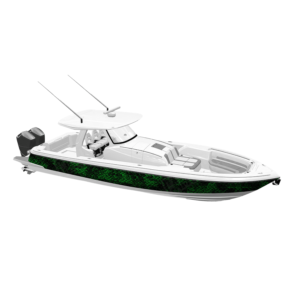 Skull Green Yacht Wraps