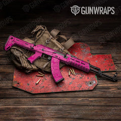 Battle Storm Elite Magenta AK-47 Gun Skin Vinyl Wraps