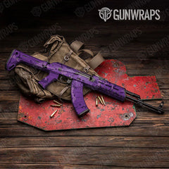 Battle Storm Elite Purple AK-47 Gun Skin Vinyl Wraps