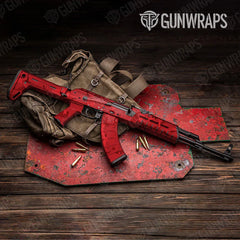 Battle Storm Elite Red AK-47 Gun Skin Vinyl Wraps