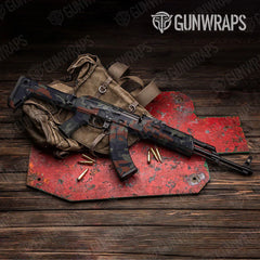 Classic Blue Copper AK-47 Gun Skin Vinyl Wraps