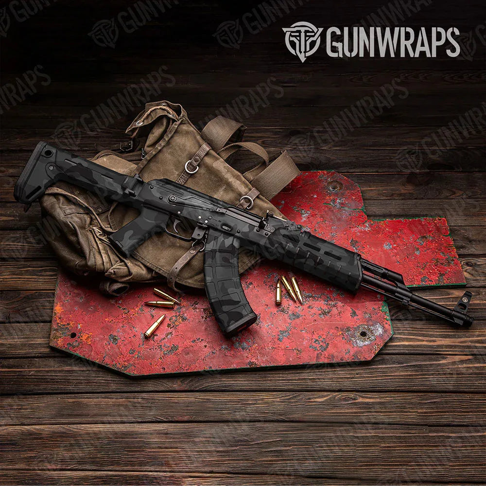 Classic Elite Black AK-47 Gun Skin Vinyl Wraps
