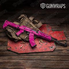 Classic Elite Magenta AK-47 Gun Skin Vinyl Wraps