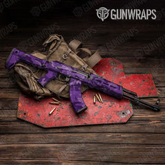 Classic Elite Purple AK-47 Gun Skin Vinyl Wraps