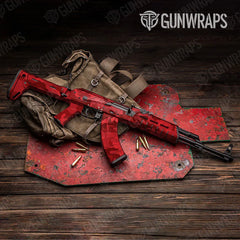 Classic Elite Red AK-47 Gun Skin Vinyl Wraps