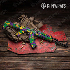 Classic Mardi Gras AK-47 Gun Skin Vinyl Wraps